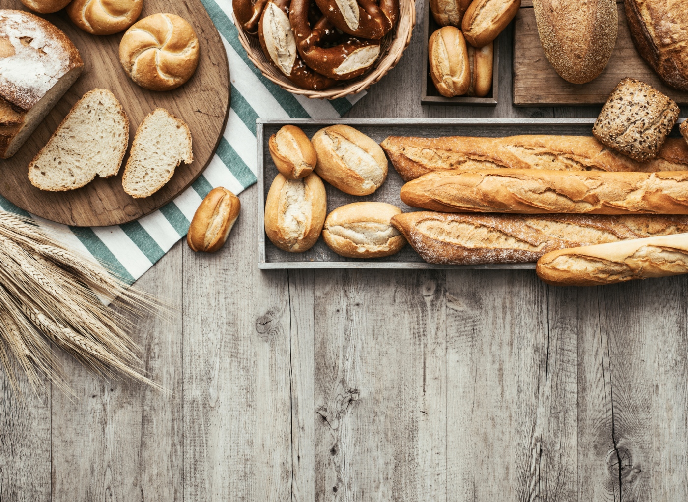 Trigo é um dos alimentos que contribui para a barriga inchada