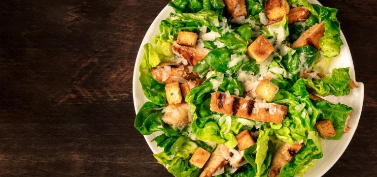 salada frango