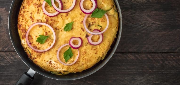 tortilha cebola