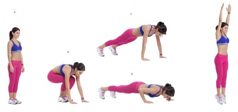 Burpees sem flexao