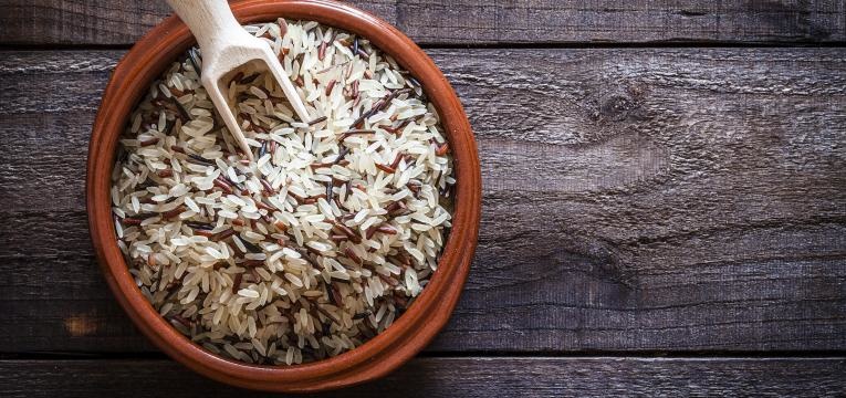 graos de arroz