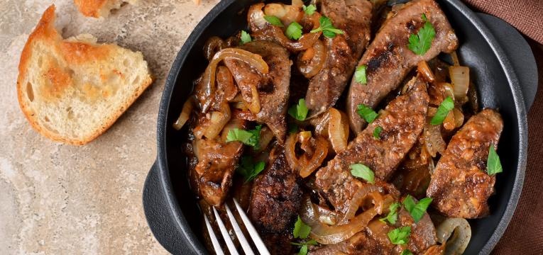 Alimentos ricos em vitamina A e Figado de vaca