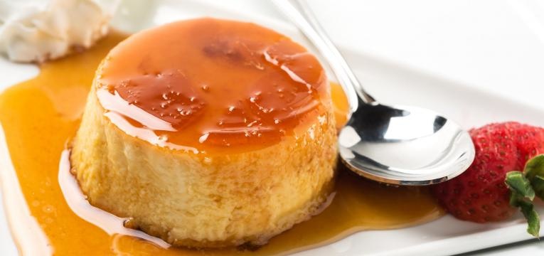 Receitas de sobremesas para o ano novo Pudim de ovos e caramelo