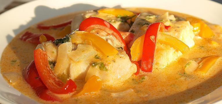 Menu de ano novo Cataplana de bacalhau