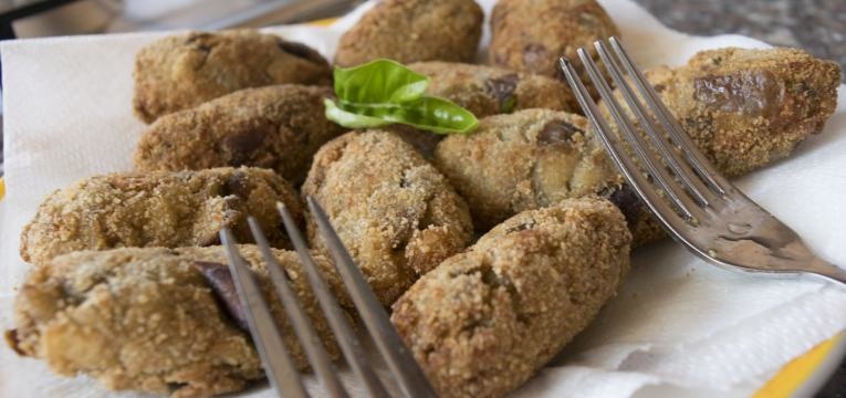 Croquetes de carne com mandioca