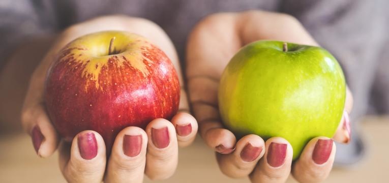 alimentos para nao sentir fome macas diferentes