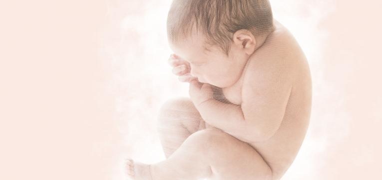 nono mes de gravidez bebe posicao fetal