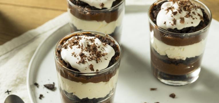 como cozinhar tofu sobremesa de creme de tofu com ganache de chocolate