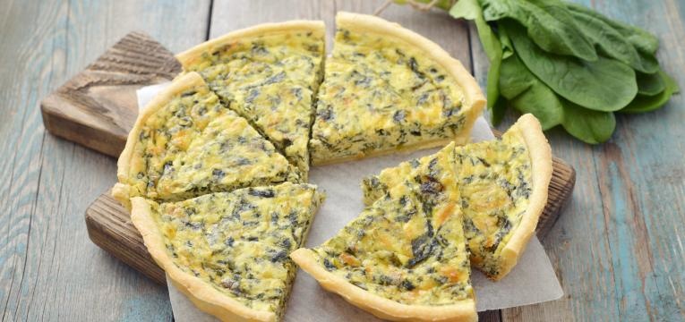Quiche de batata-doce vegan