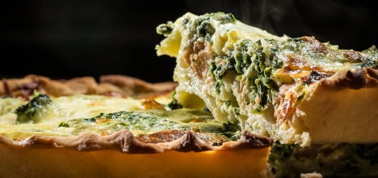 receitas com tofu quiche de tofu e espinafres