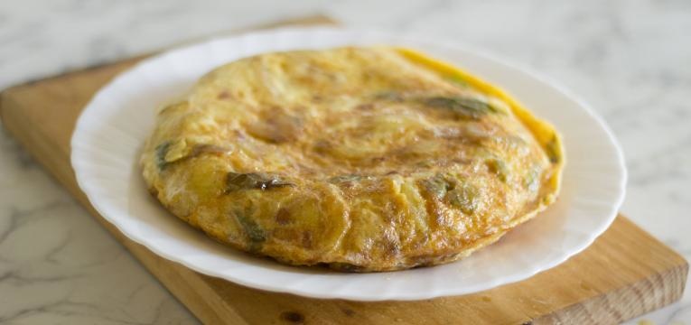 receitas simples para levar para o trabalho tortilha espanhola de legumes