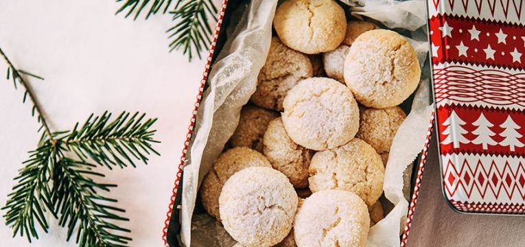 Bolachas de Natal com sabor a manteiga