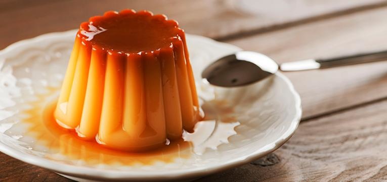 Pudim saudável com sabor a ovo