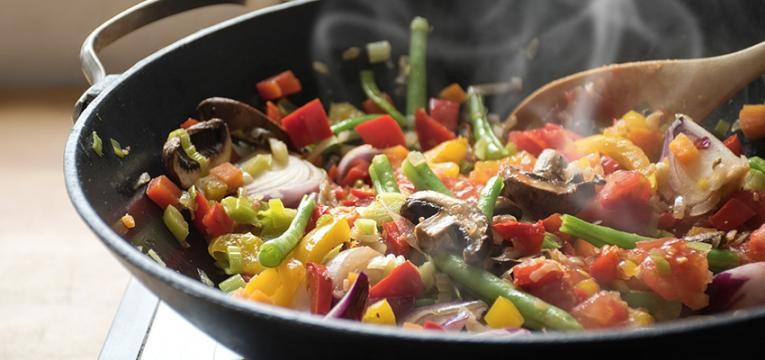 Receitas leves: legumes salteados
