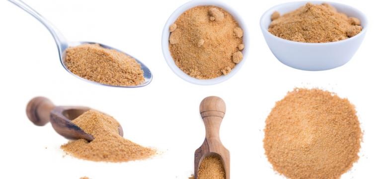 acucar de coco na cozinha