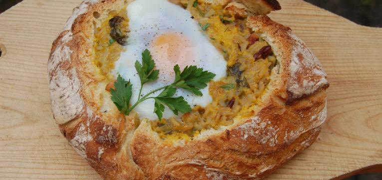 broa recheada e receitas para evitar o desperdício alimentar