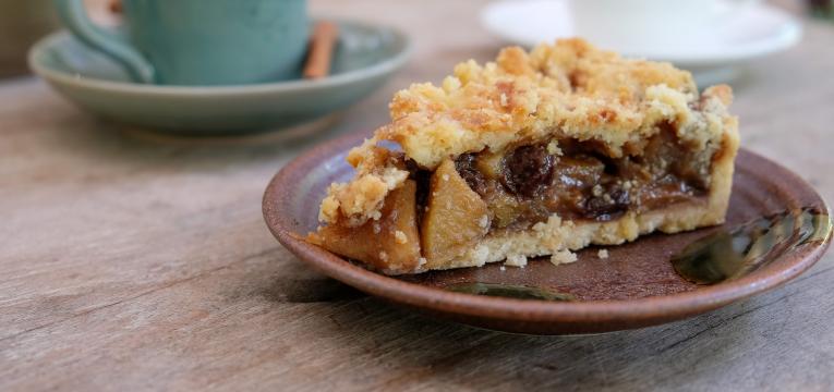 Tarte de Maca (Sem acucar refinado e sem gluten)