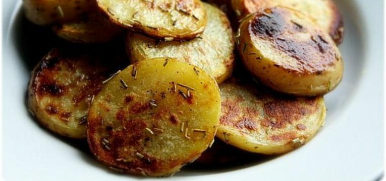 batata-doce grelhada com alecrim