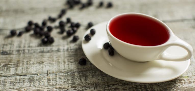 cha de mirtilos