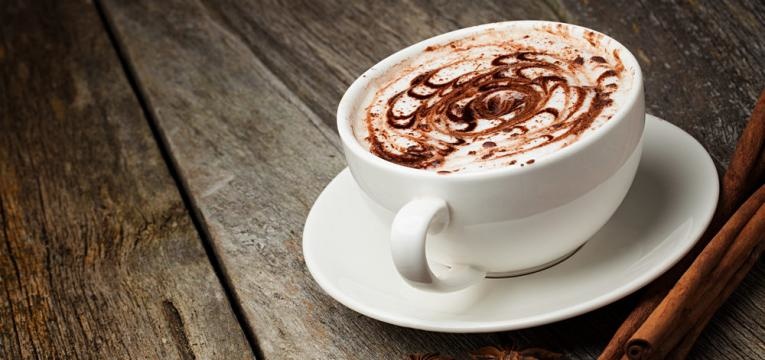 Latte de chocolate e reishi
