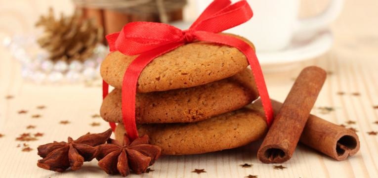 Biscoitos de canela e iogurte