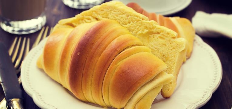 Croissant de massa brioche