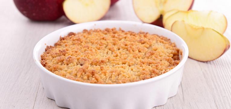 crumble e receitas para evitar o desperdício alimentar