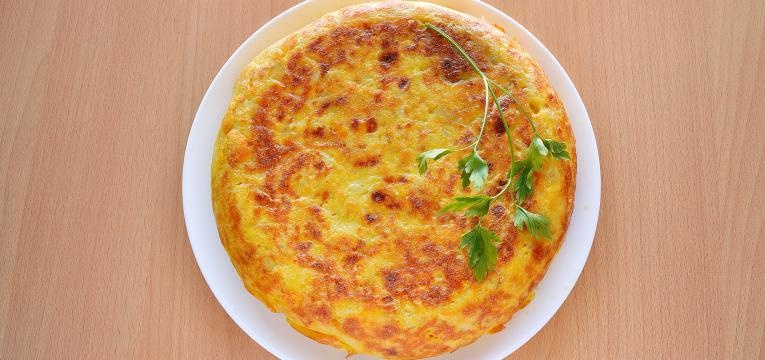 omelete de batata doce