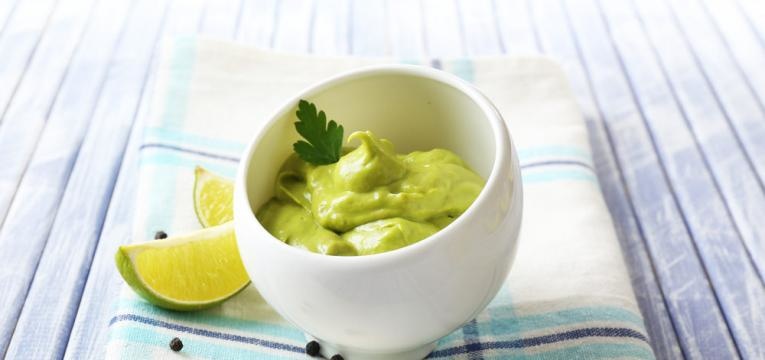 Mousse de lima low carb/vegan