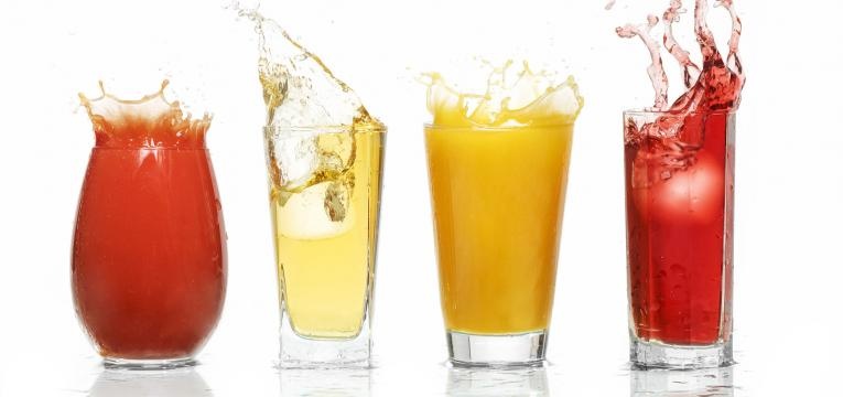 consumo de sumos e refrigerantes