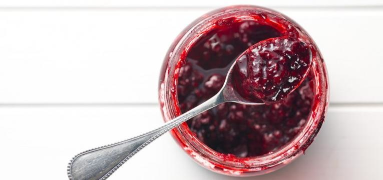 Compota de morango com framboesa