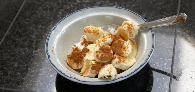 banana com canela