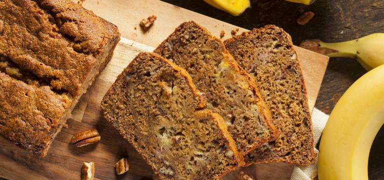 bolo integral de banana