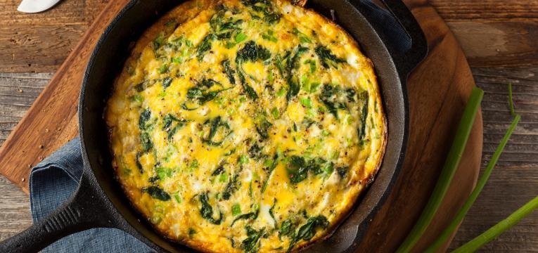 quiche de espinafres simples