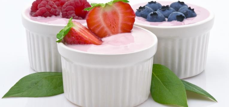 Iogurte com fruta
