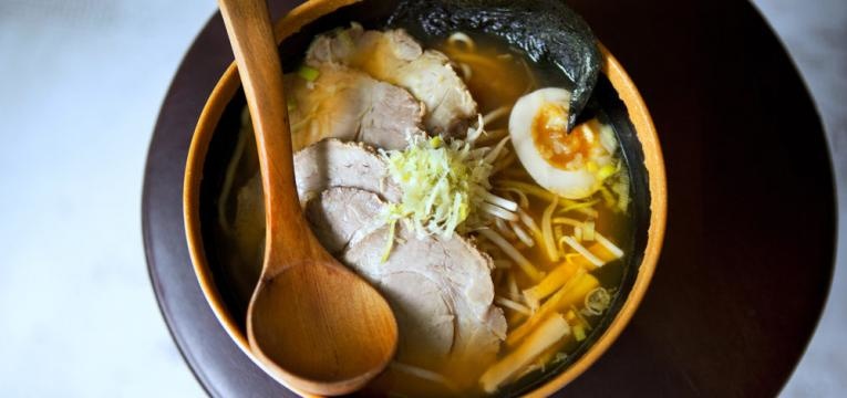 Receitas de Ramen com carne de frango