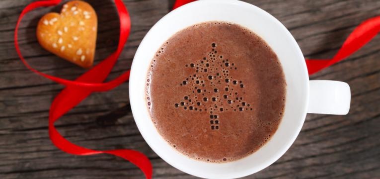 Chocolate quente de Nutella