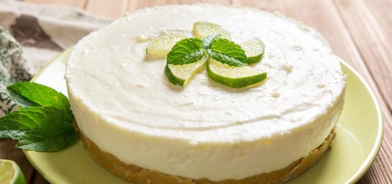 Tarte de lima e abacate