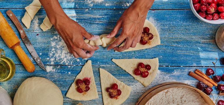 Mini wraps de fruta