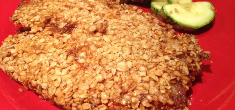 salmão panado com aveia em receitas saudáveis para a páscoa