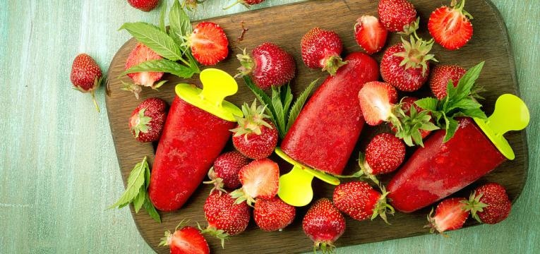 Gelado de frutos silvestres