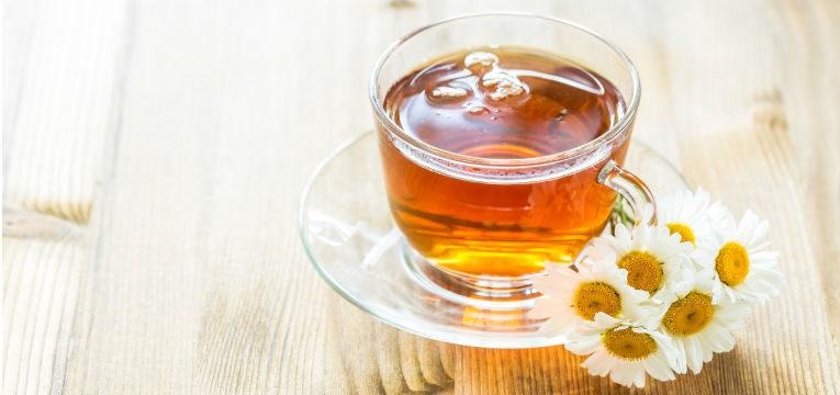 cha de camomila e flores