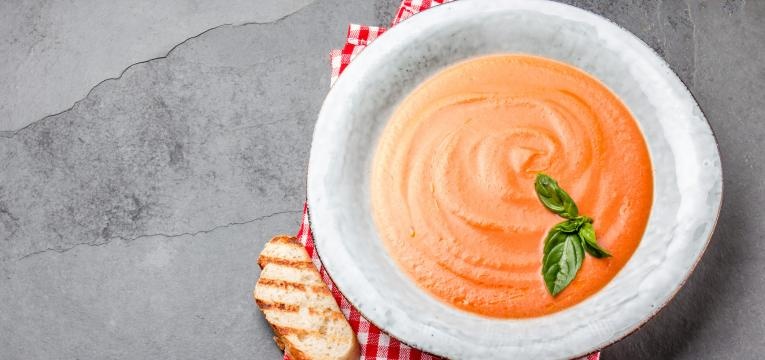 Creme de legumes e borrego