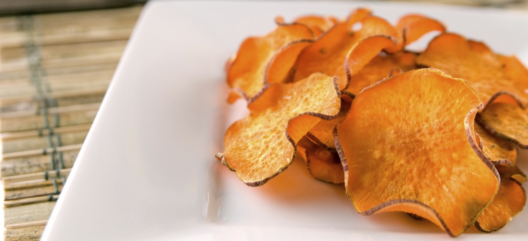 chips de batata-doce
