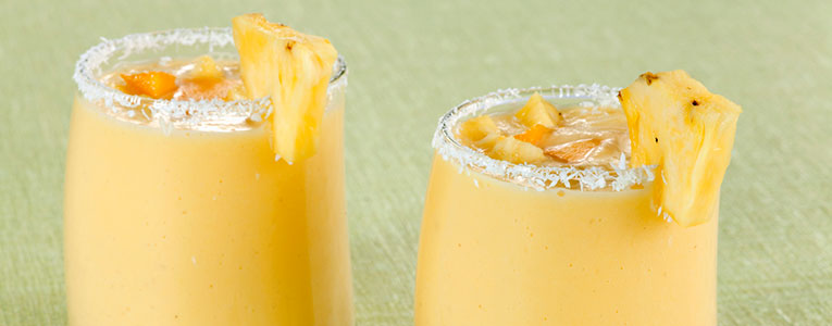 batido proteico de ananas