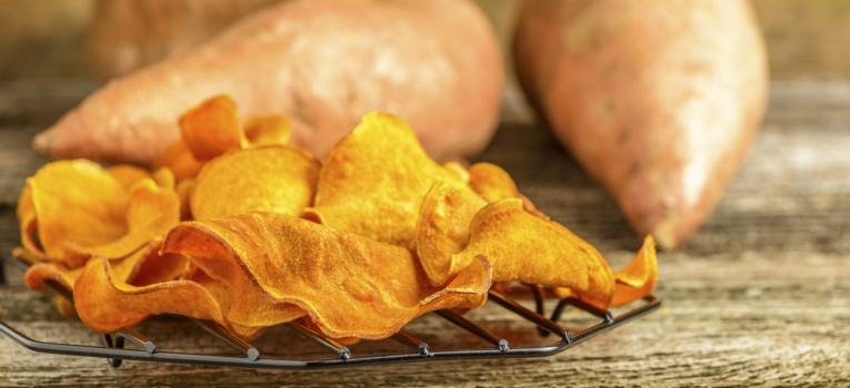 chips de batata doce