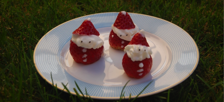 pai natal de morango