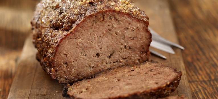 rolo de carne picada com farinheira