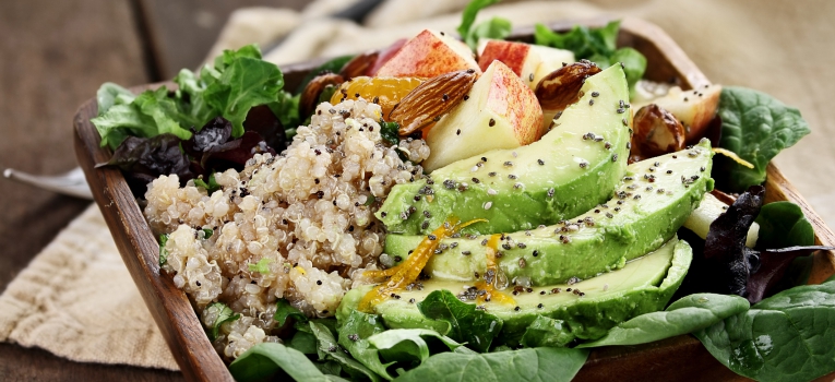 Salada de abacate