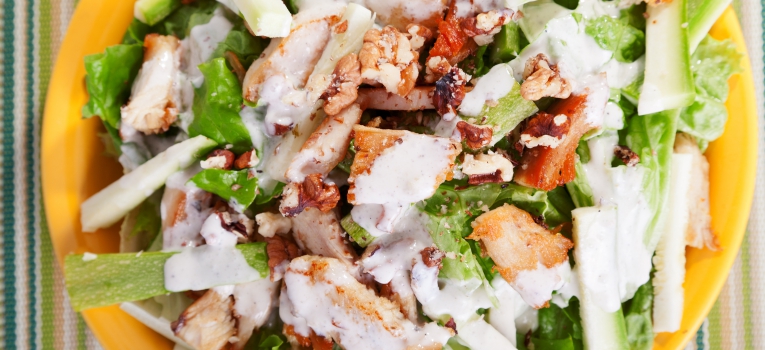salada de frango e nozes